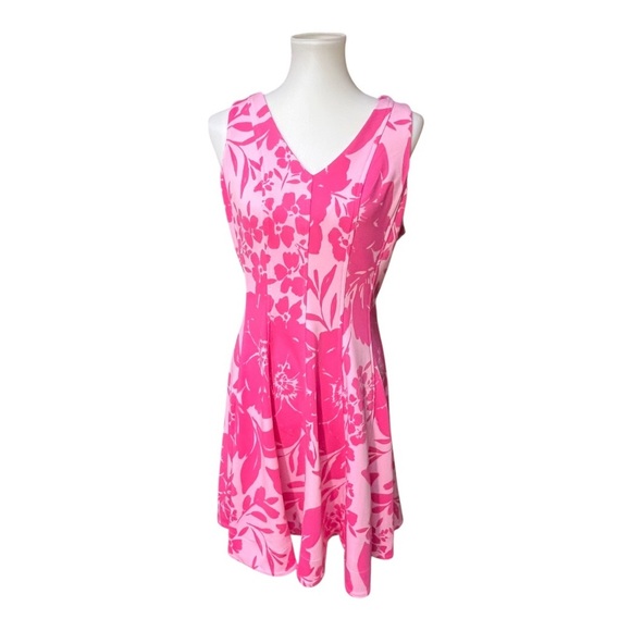 TAYLOR Fuchsia Floral Patterned Fabric - Picture 1 of 11
